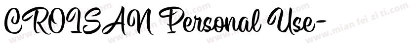 CROISAN Personal Use字体转换